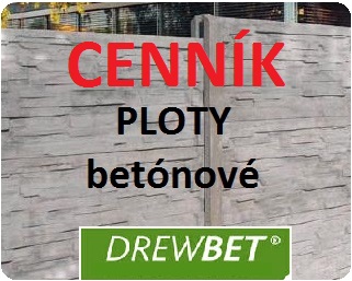 cennik DREWBET betonove ploty