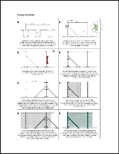 montazny navod postup pletivo