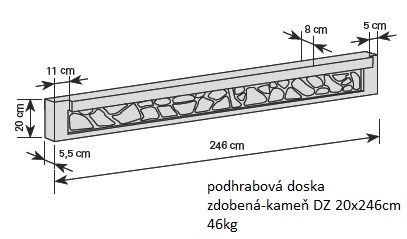 podhrabova doska betonova