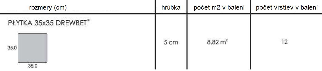 zámková dlažba PLYTKA - hladká zámková dlažba PLYTKA - hladká