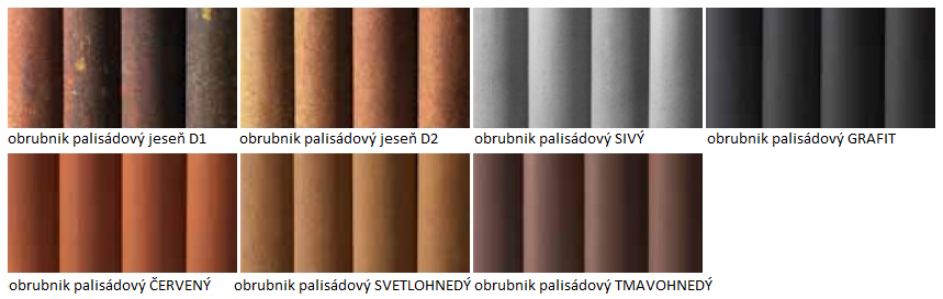 obrubnik palisadovy